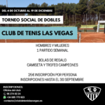 TORNEO SOCIAL DE DOBLES 2021
